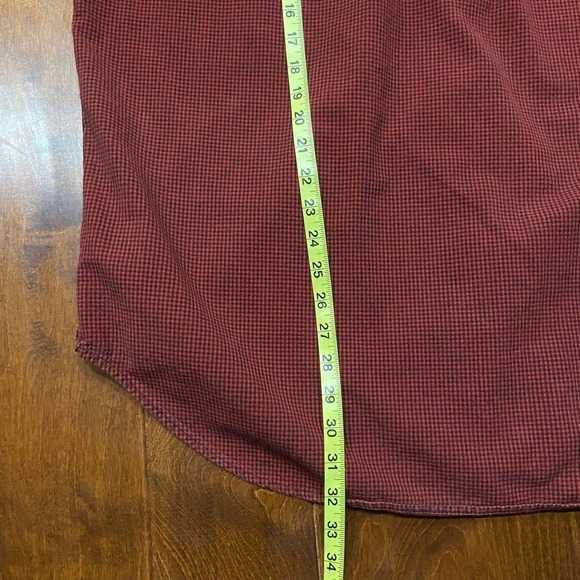 Polo Jeans Company Black Label Vintage Red Black Checkered Shirt Men's Size XL - Picture 7 of 8